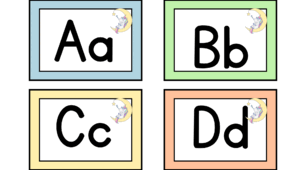 English alphabet | Англійський алфавіт. Картки.