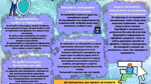 Пам'ятка Правила безпечного користування Інтернетом в умовах війни