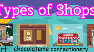 Types of shops.