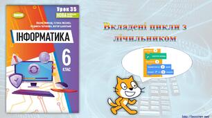6 клас 35 урок НУШ. Вкладені цикли з лічильником