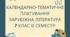 Катендатно-тематичне планування ІІ семестр, 1,5 год Із групами результатів