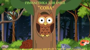 Музична гімнастика для очей "СОВА", 5й-6й р.ж.