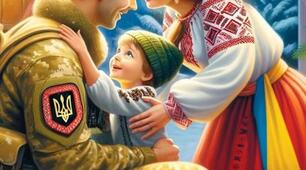 "Наші мужні захисники та захисниці." Дитячі вірші. Презентація. Щоденні 5.