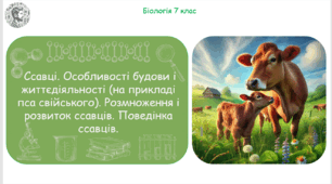 Презентація, конспект уроку та робочі аркуші на тему "Ссавці. Особливості будови і життєдіяльності (на прикладі пса свійського). Розмноження і розвиток ссавців. Поведінка ссавців". 7 клас НУШ