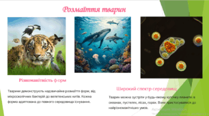 характерні риси тварин