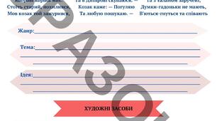 Діагностувальні роботи за ГР1,2,3,4 " МУЗИКА ПОЕТИЧНОГО СЛОВА"