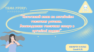 Негативний вплив на метаболізм токсичних речовин. Знешкодження токсичних сполук в організмі людини.10 клас біологія