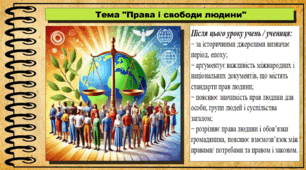 Презентація. Урок №2. Права і свободи людини. Громадянська освіта. 7 клас. До модельної програми Васильків І. Д. та ін.