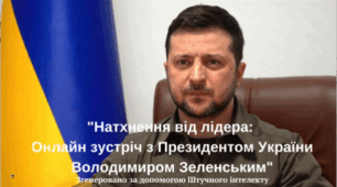 "Натхнення від лідера: Онлайн зустріч з Президентом України Володимиром Зеленським".