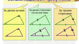 Подібність трикутників. 
