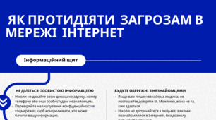 Пам'ятка для учнів "Як протидіяти загрозам в мережі Інтернет"