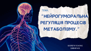 Нейрогуморальна регуляція функціонування організму людини 10 КЛАС БІОЛОГІЯ