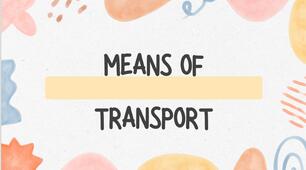 Урок-презентація "Means of transport"