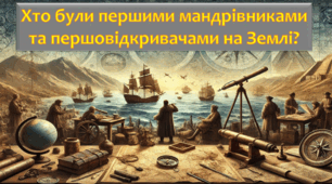Презентація "Хто були першими мандрівниками та першовідкривачами на Землі?" 4 клас