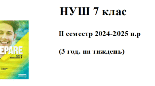 КТП з англійської мови 7 клас (3 год.) 2 семестр з ГР до підручника Prepare