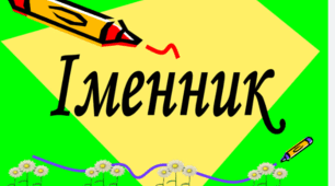 Іменник. Відмінювання іменників