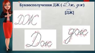Буквосполучення ДЖ ( Дж,дж)