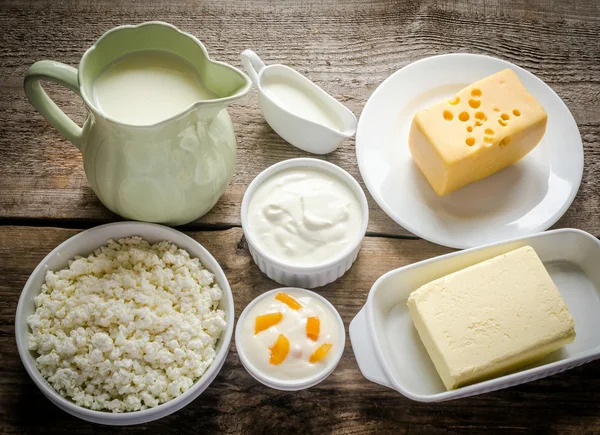 Молочні продукти — стокове фото