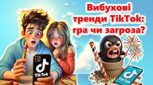 Вибуховий тренд TikTok "Кріт" Вибухові тренди TikTok: гра чи загроза? Презентація +Конспект + Постер