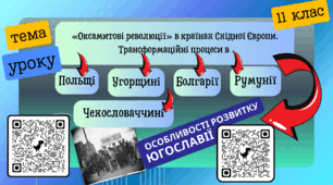 «Оксамитові революції» в країнах Східної Європи. Розпад радянського союзу, Югославії та Чехословаччини. Трансформаційні процеси. Презентація 11 клас