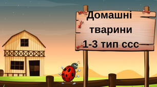 Альбом 1-3 тип ссс Домашні тварини