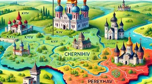 НУШ Роздробленість Русі-України (середина ХІІ — перша половина ХІІІ ст ) Київське, Чернігівське таПереяславське князівства 