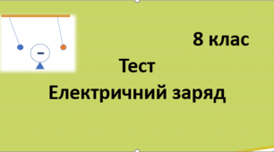 Електричний заряд. Електризація тіл