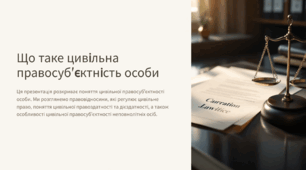 Що таке цивільна правосуб'єктність особи