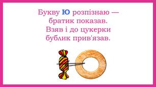 Вивчаємо букву "Ю"