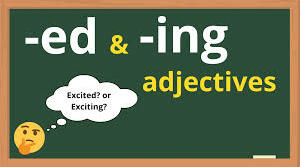 Build up sentences with ed/ing adjectives