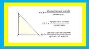8кл. С.Р. Тригонометричні функції гострого кута прямокутного трикутника