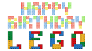 День народження LEGO.  Плакат  "Happy birthday LEGO" для оформлення фотозони, дошки, дверей і не тільки...