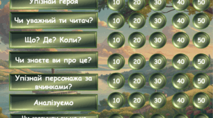 Інтерактивна гра за повістю Марка Твена "Пригоди Тома Соєра"