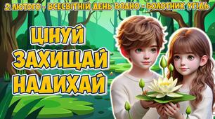 Анімована інформаційно-ігрова презентація "2 лютого - День водно-болотних угідь. Цінуй. Надихай. Захищай!"