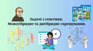 Задачі з генетики. Моногібридне та дигібридне схрещування.