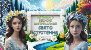 Інтерактивна презентація "Як зима з весною зустрічалися. СВЯТО СТРІТЕННЯ" 2 лютого