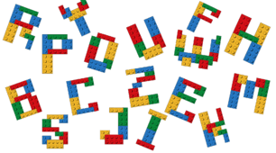 День народження LEGO. Наочний матеріал - англійський алфавіт