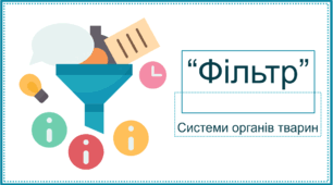 Гра "Фільтр. Системи органів тварин"