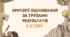 Критерії оцінювання за групами результатів історія
