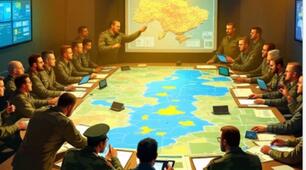 Презентації до тем: "Військове лідерство", "Невизначений контекст війни","Підходи до військового планування в Україні", "Різниця між радянською системою командування та НАТОвською?", "Склад, структура, завдання Сил оборони України"