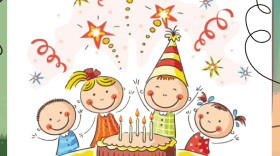 Флешкартки з теми "Happy Birthday!", UNIT 6 за підручником О. Карпюк, 1 клас