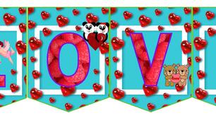 Розтяжка "Love"