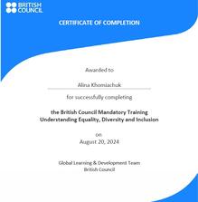  Understanding diversity, equality and inclusion, Британська Рада в Україні