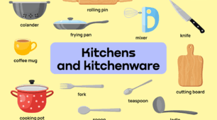 In the kitchen