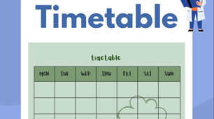 Флешкартки з теми "School time", UNIT 3 за підручником О. Карпюк, 3 клас
