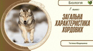Загальна характеристика хордових: різноманіття, роль і значення в екосистемах та житті людини. 7 клас. НУШ