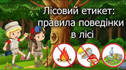 "Спілкування у природі – ризик для дітей. Лісові пожежі"