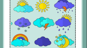 Флешкартки з теми "Hello, spring!", UNIT 6 за підручником О. Карпюк, 3 клас