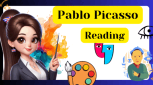 Art. Pablo Picasso. Reading