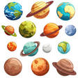Cartoon Solar System Planets, Planet, Asteroid, Planetary PNG Transparent Image and Clipart for Free Download